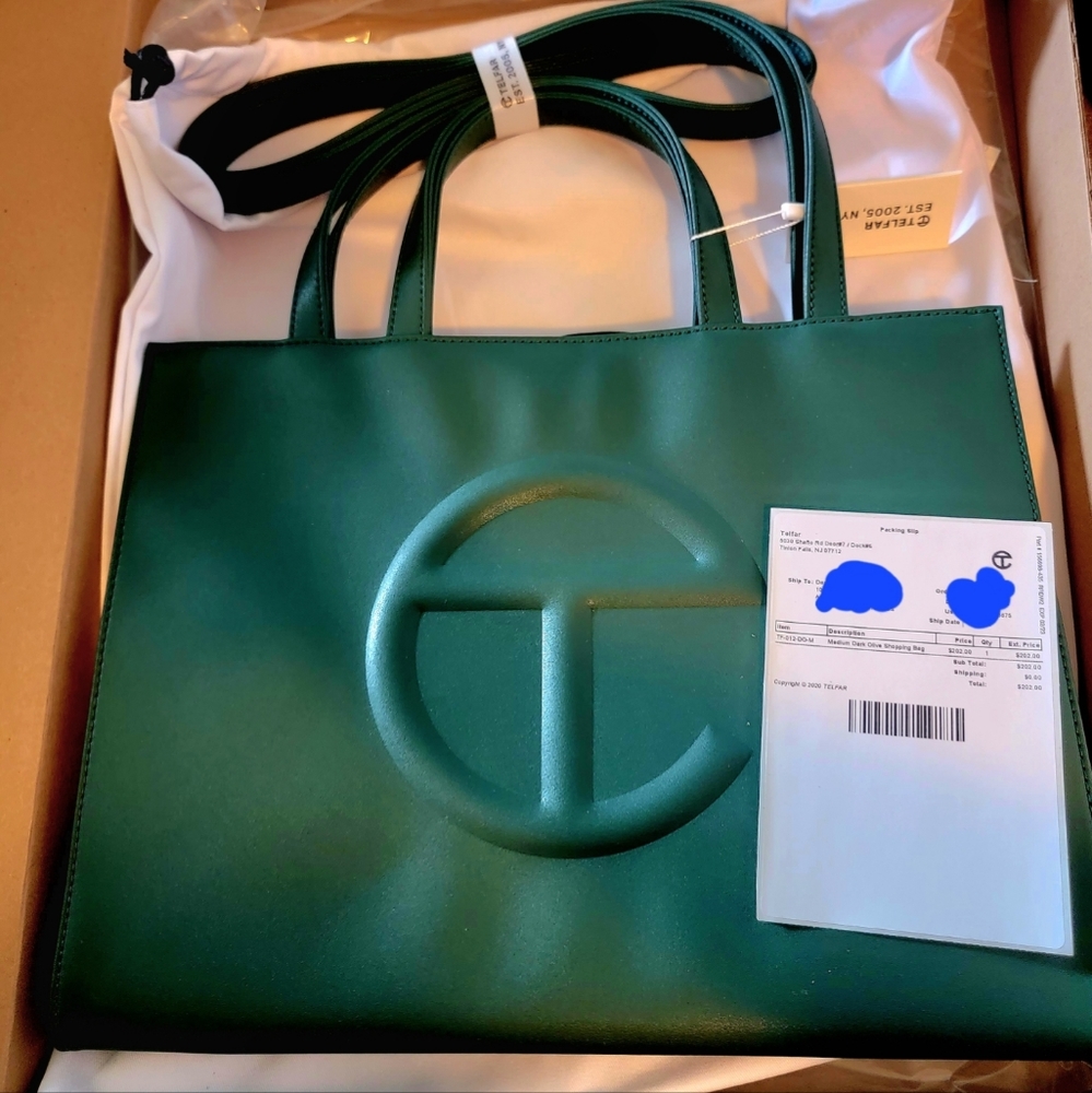 Telfar Medium Dark Green Bag